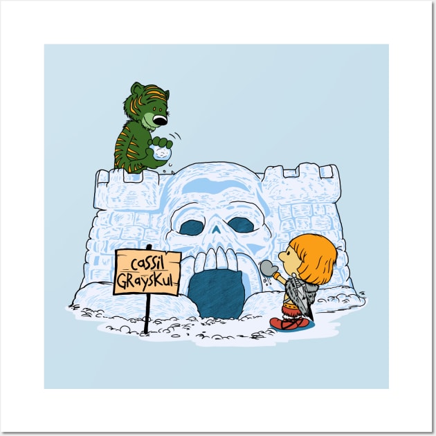 Eternian Snow Fort Wall Art by seamustheskunk